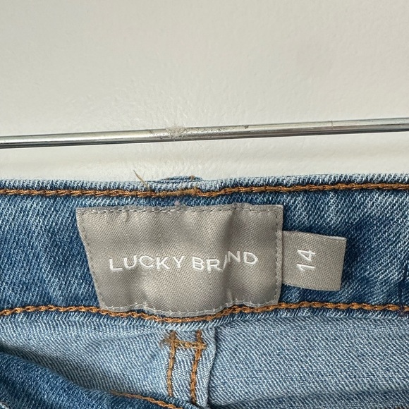 Girls Zoe Skinny Lucky Brand Light Blue Distressed Skinny Jeans - Picture 4 of 4